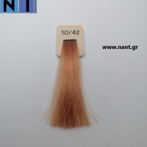 Inebrya - Βαφή Mαλλιών 10/42 - Ξανθό Ανοικτό Πλατινέ Κονιάκ 100ml
